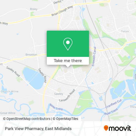 Park View Pharmacy map