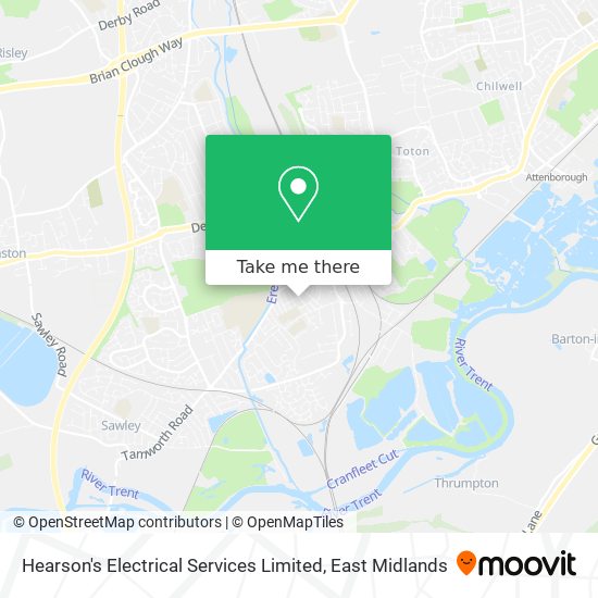 Hearson's Electrical Services Limited map