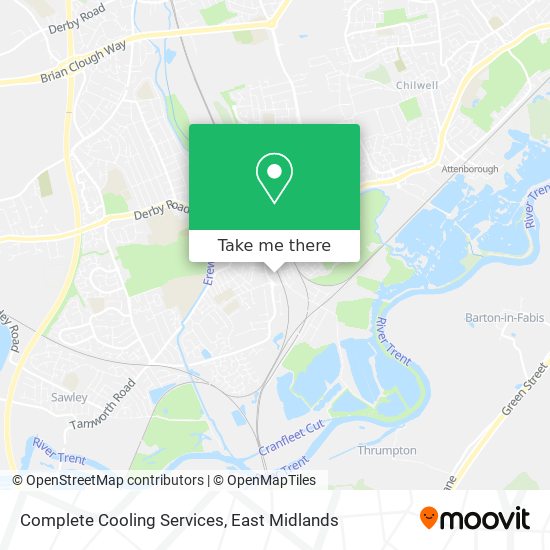 Complete Cooling Services map