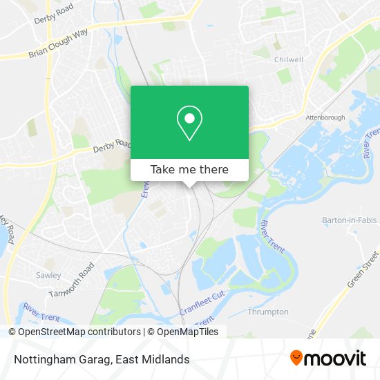 Nottingham Garag map