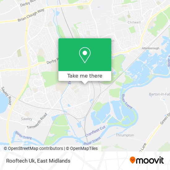 Rooftech Uk map