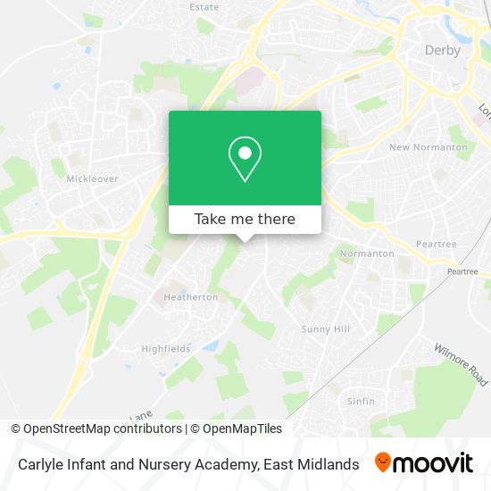 Carlyle Infant and Nursery Academy map