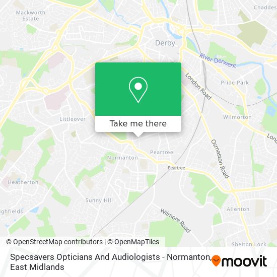 Specsavers Opticians And Audiologists - Normanton map