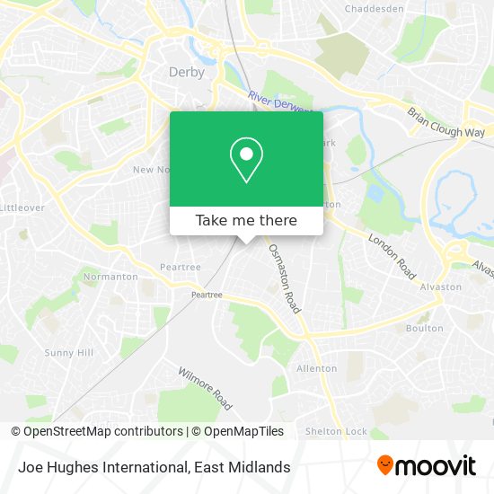Joe Hughes International map