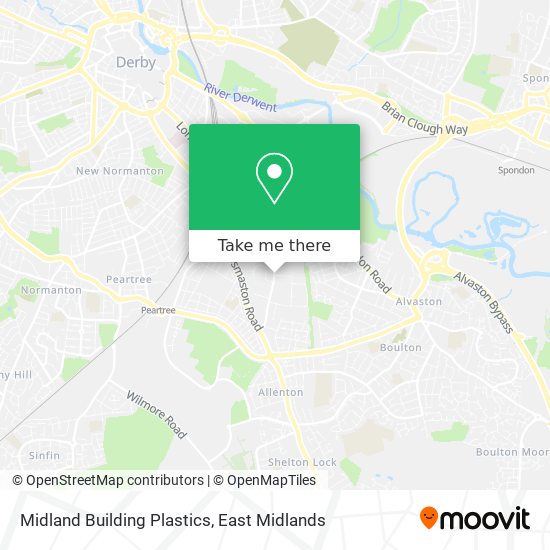 Midland Building Plastics map
