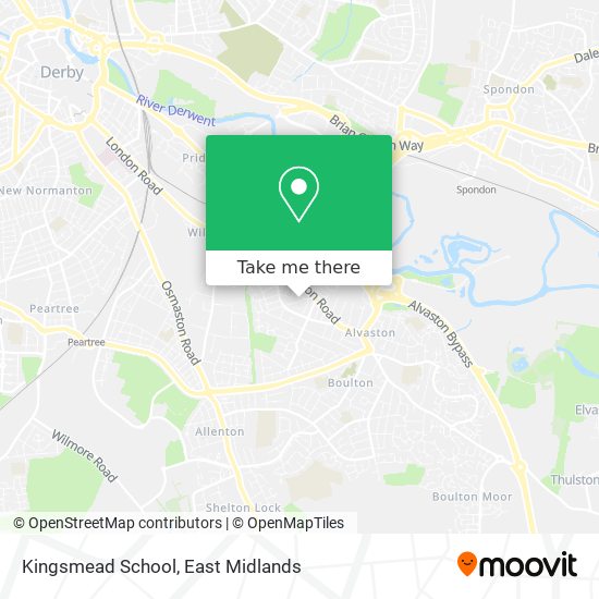 Kingsmead School map