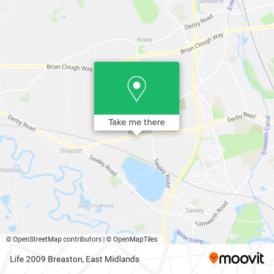 Life 2009 Breaston map