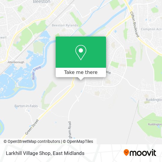 Larkhill Village Shop map