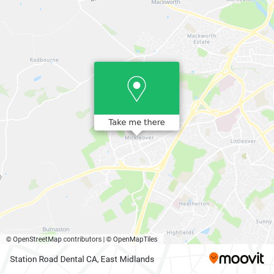 Station Road Dental CA map