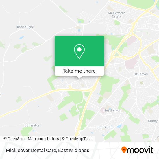 Mickleover Dental Care map