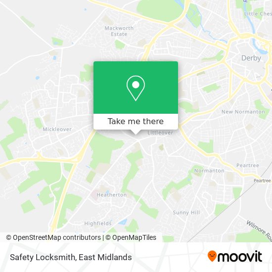 Safety Locksmith map