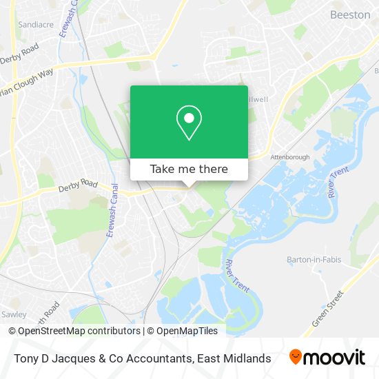 Tony D Jacques & Co Accountants map