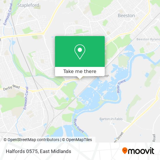 Halfords 0575 map