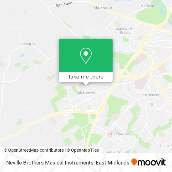 Neville Brothers Musical Instruments map