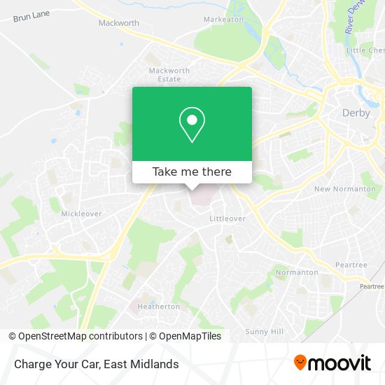 Charge Your Car map