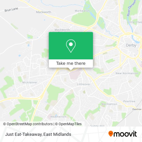 Just Eat-Takeaway map