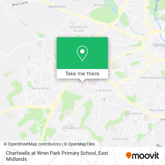Chartwells at Wren Park Primary School map