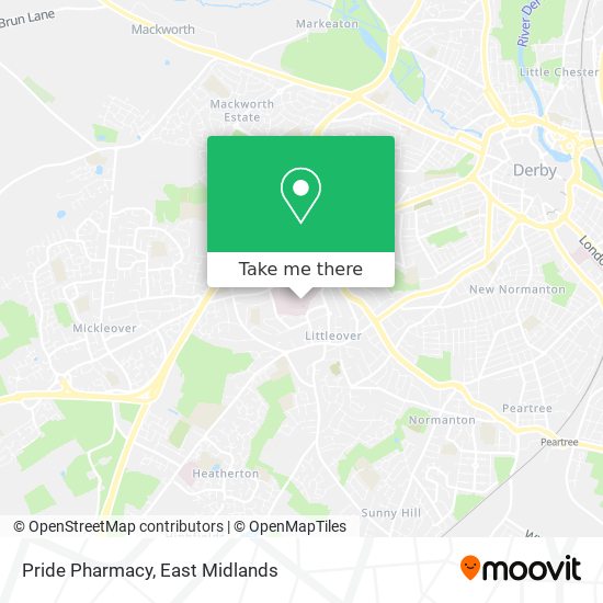 Pride Pharmacy map