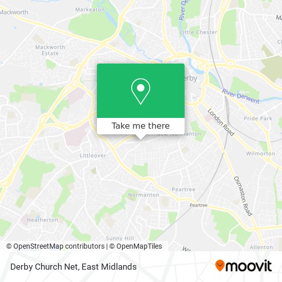 Derby Church Net map