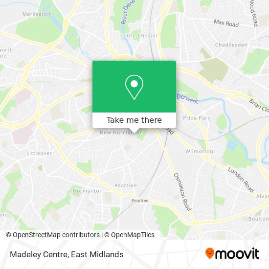 Madeley Centre map
