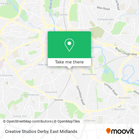 Creative Studios Derby map