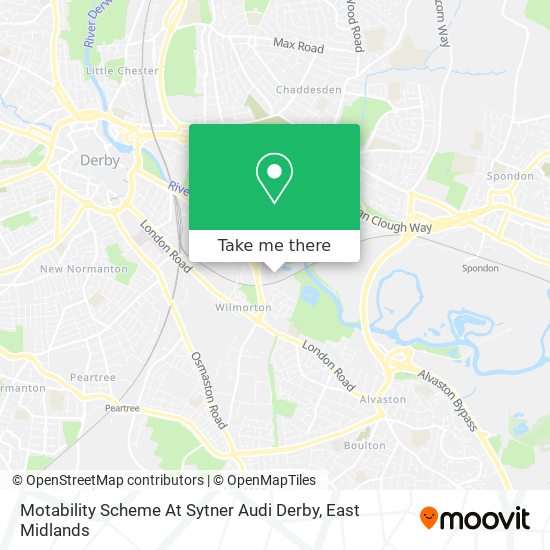 Motability Scheme At Sytner Audi Derby map