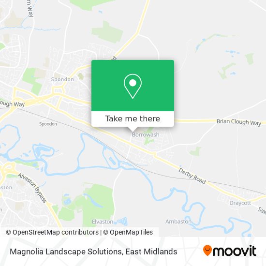 Magnolia Landscape Solutions map