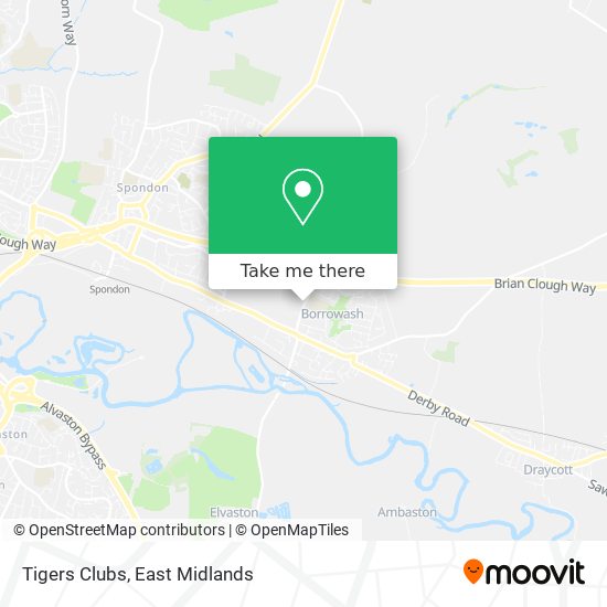 Tigers Clubs map