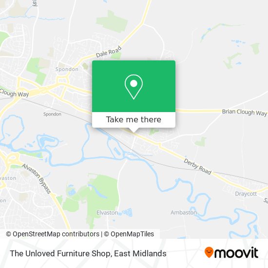 The Unloved Furniture Shop map