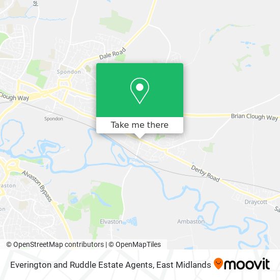 Everington and Ruddle Estate Agents map