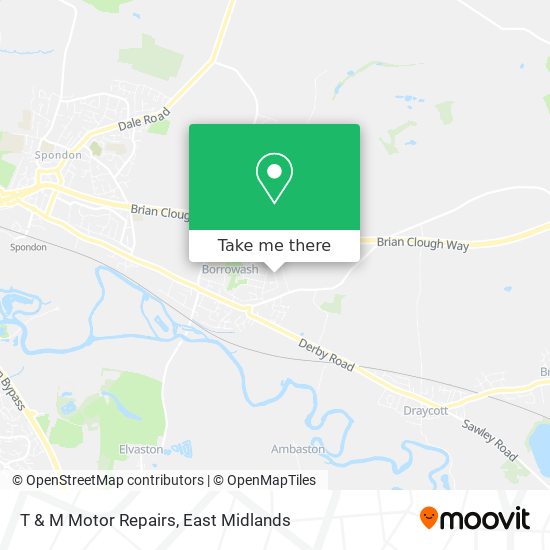 T & M Motor Repairs map