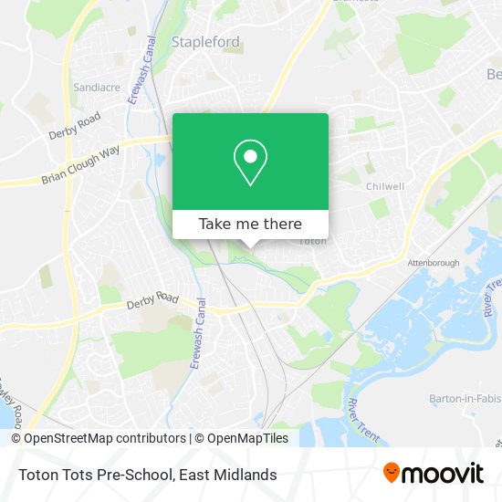 Toton Tots Pre-School map