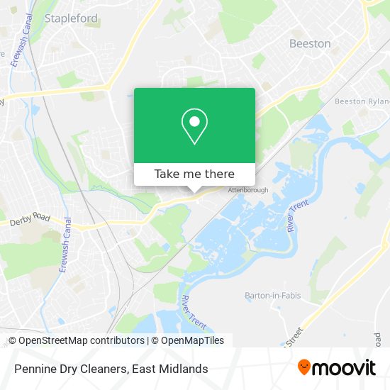 Pennine Dry Cleaners map