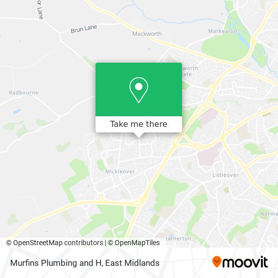 Murfins Plumbing and H map