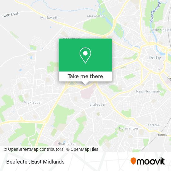 Beefeater map