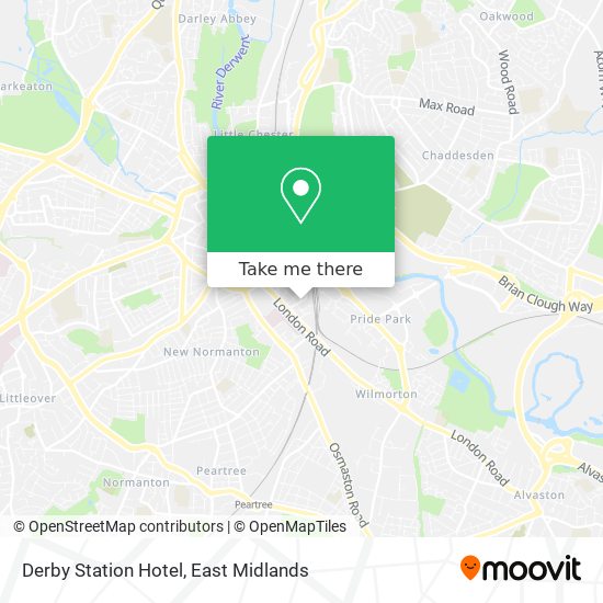 Derby Station Hotel map