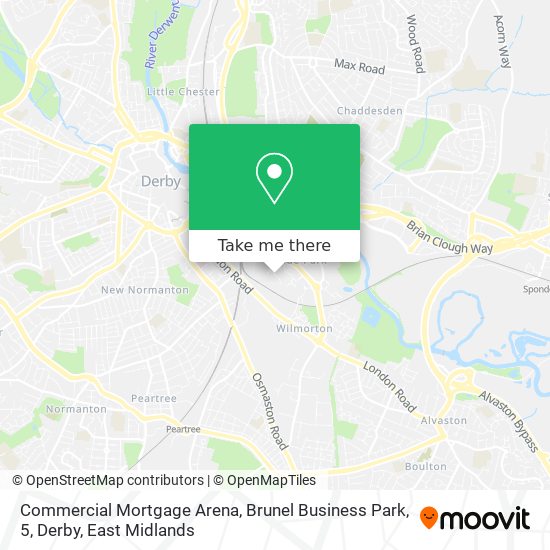 Commercial Mortgage Arena, Brunel Business Park, 5, Derby map