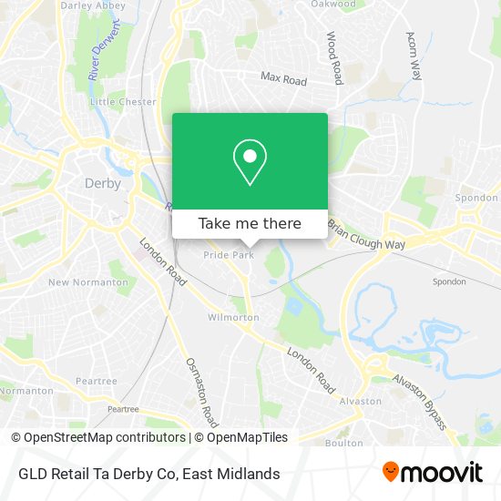 GLD Retail Ta Derby Co map