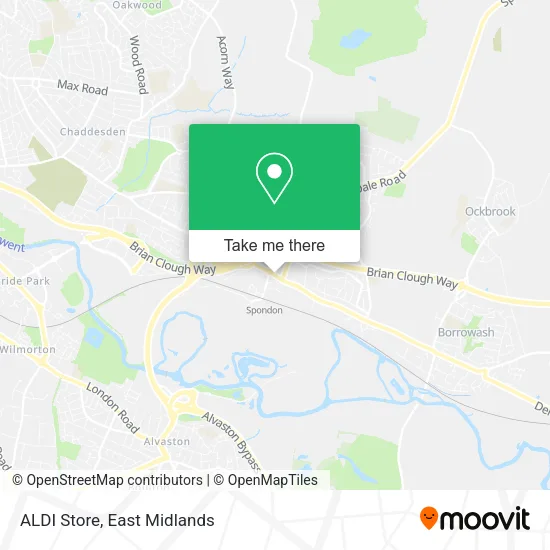ALDI Store map