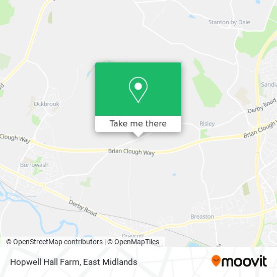 Hopwell Hall Farm map