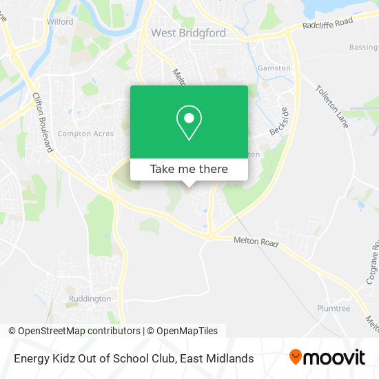 Energy Kidz Out of School Club map