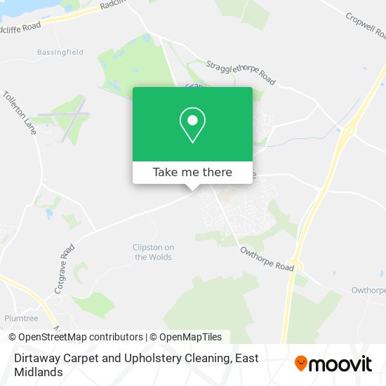 Dirtaway Carpet and Upholstery Cleaning map