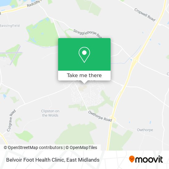 Belvoir Foot Health Clinic map