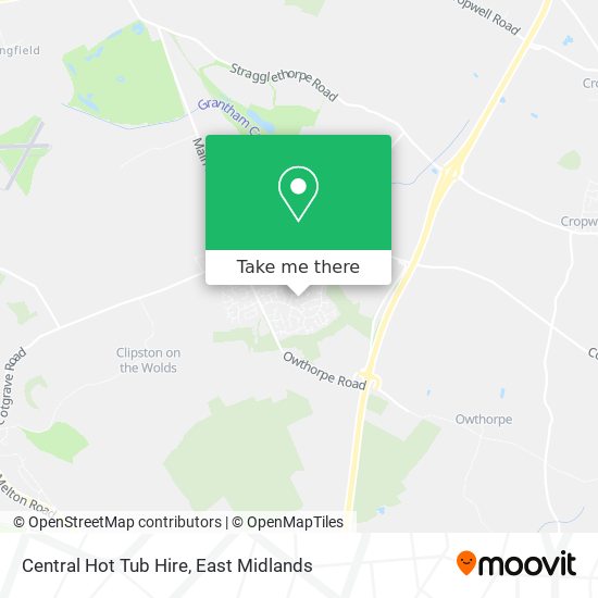 Central Hot Tub Hire map