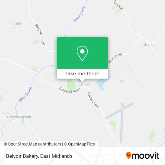 Belvoir Bakery map