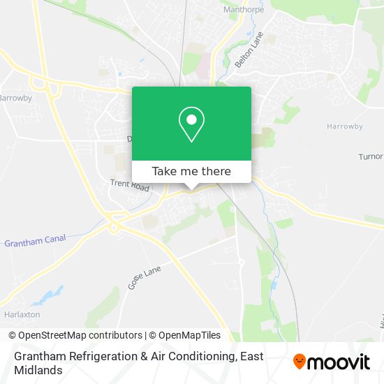 Grantham Refrigeration & Air Conditioning map