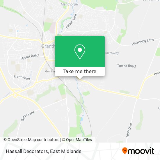 Hassall Decorators map