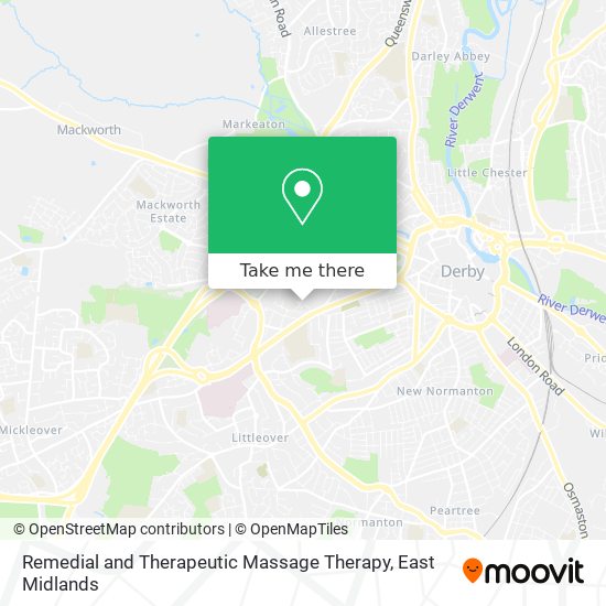 Remedial and Therapeutic Massage Therapy map