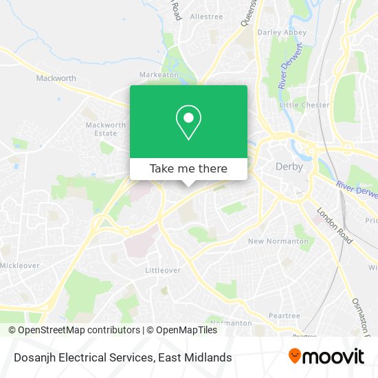 Dosanjh Electrical Services map