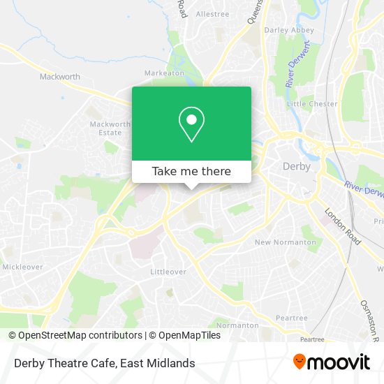 Derby Theatre Cafe map